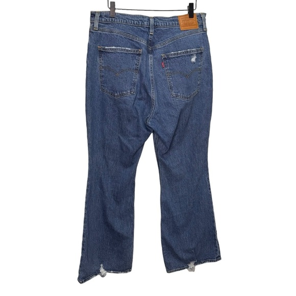 Levi's 70s High Rise Flare Jeans Size 32 - Picture 4 of 16